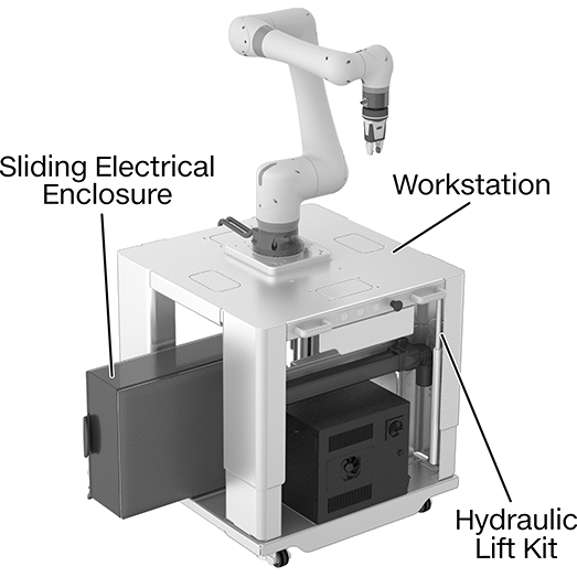 液压升降机械臂平台